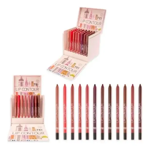 Delineador Labial Cremoso Lip Contour Tei Waterproof Color Tono 02