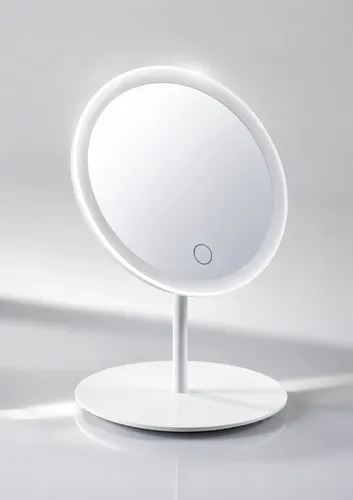 Espejo De Maquillaje Aro Led Regulable Recargable Y Portable