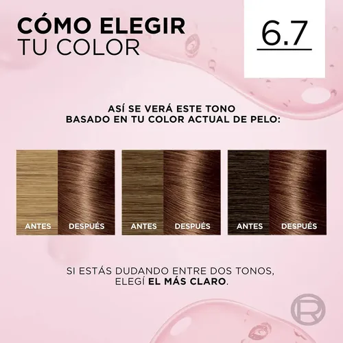 Tintura Permanente 6.7 Chocolate Puro Excellence L’oréal Paris