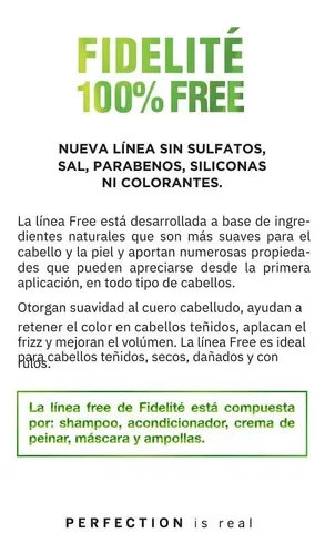 Crema Para Peinar Libre De Parabeno 100% Free Fidelite 230ml