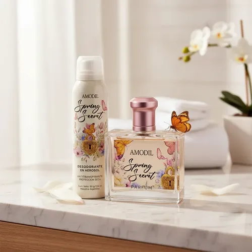 Combo Perfume Y Desod Amodil Spring Secret Para Mujer