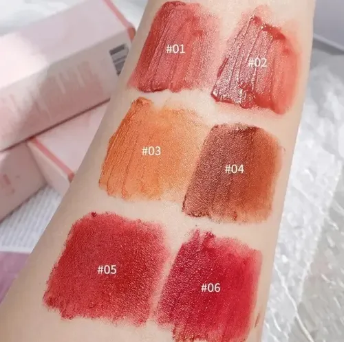 Labial Liquido Mate Terciopelo Mud Llavero Conejo Gege Bear Color Tono 02