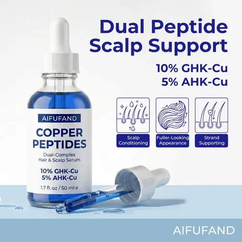 Serum Capilar Aifufand Ghk-cu Péptidos 50ml Hidratante