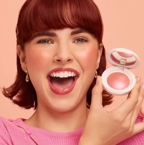 Rubor Polvo Chispeante Nude Mauve Hope Rare Beauty Cruelty Free