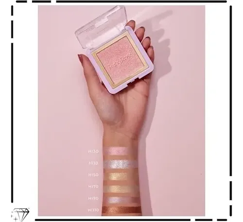 Iluminador Compacto Satinado Alta Pigmentacion Ruby Rose