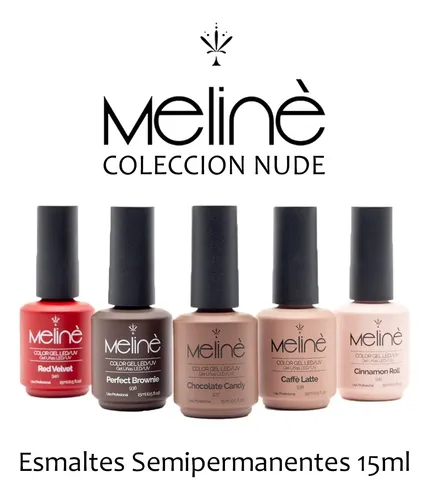 Meline Esmalte Gel Coleccion Nude Uv/led (15ml)