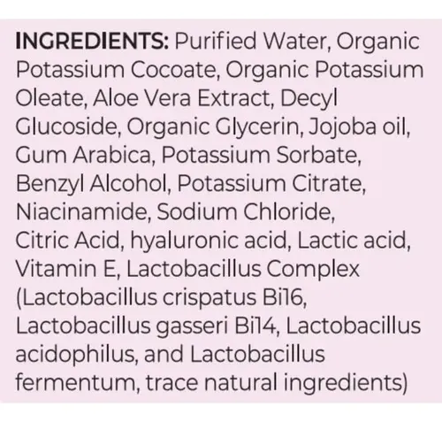 Jabón Hidratante Íntimo Probiótico Biomprobiotics