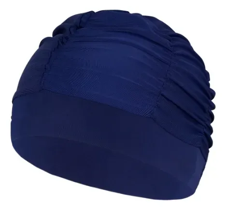 Gorros De Natación Plisados Elásticos Unisex De Color Liso 5pcs Elastic Range32.5-70cm