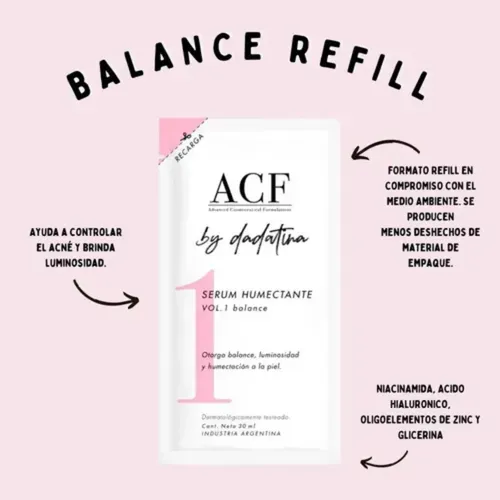 Kit De Recarga Completo Acf By Dadatina Q211846 Todo Tipo De Piel Día/noche