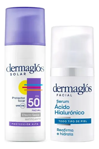 Dermaglós Combo Hidratación Y Protección Solar Facial