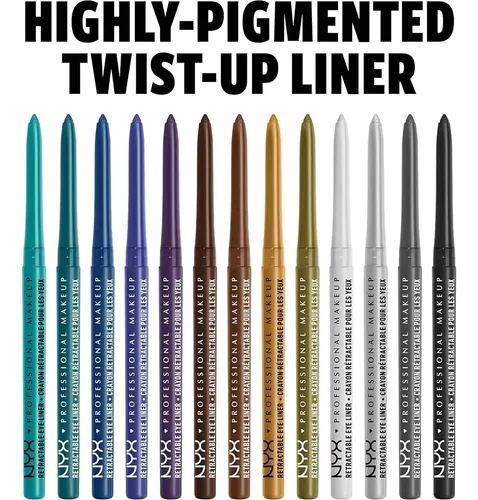 Lápiz Delineador Mecánico Nyx Aqua Green
