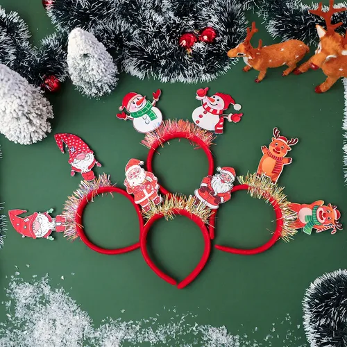 Diadema Navideña 4 Piezas Regalo Festivo Navidad