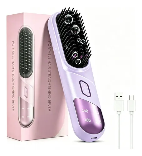Cepillo Alisador Eléctrico Para Cabello