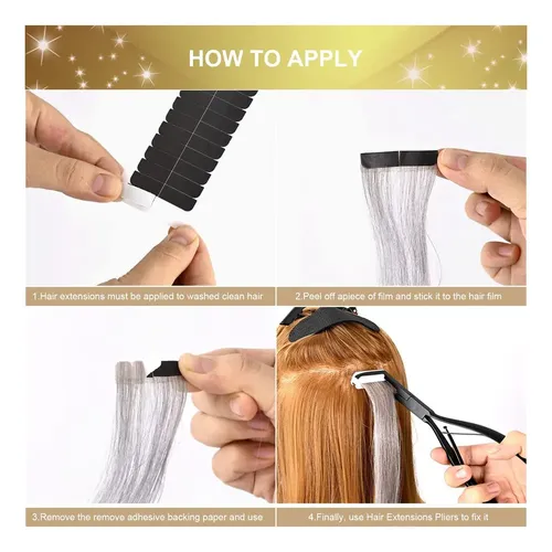 ~ Alicates Para Extensiones De Cabello Lf F Con Cinta !