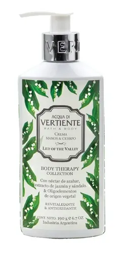 Vertiente Crema De Manos Cuerpo Body Theray 190 Ml / Todas Fragancia Green Te & Mandarin Tipo de envase Pote