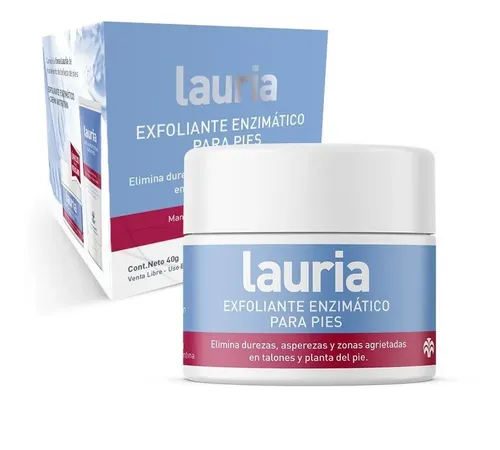 Lauria Crema Exfoliante Enzimático Para Pies X 40 Gr