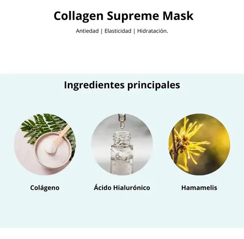/mascarilla 10 Hidratante Collagen Cosmética Coreana+