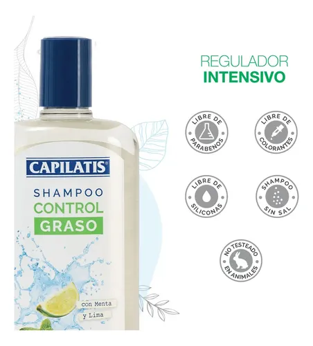 Capilatis Shampoo Control Graso X 420ml Regulador Intensivo