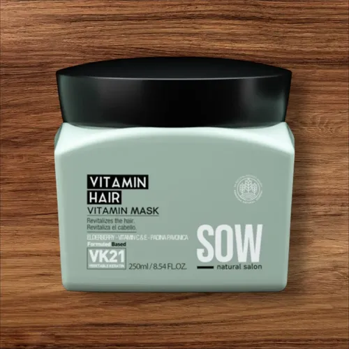 Sow Vitamin Hair Mascara Cabello Seco Dañado X250ml