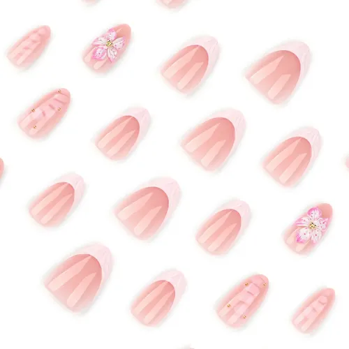 Xw. Aflorish- Floral 3d Rosa Francés