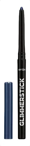 Lápiz Delineador Retráctil Ojos Avon Glimmerstick – Color Azul Starry Night Blue – Efecto Mate