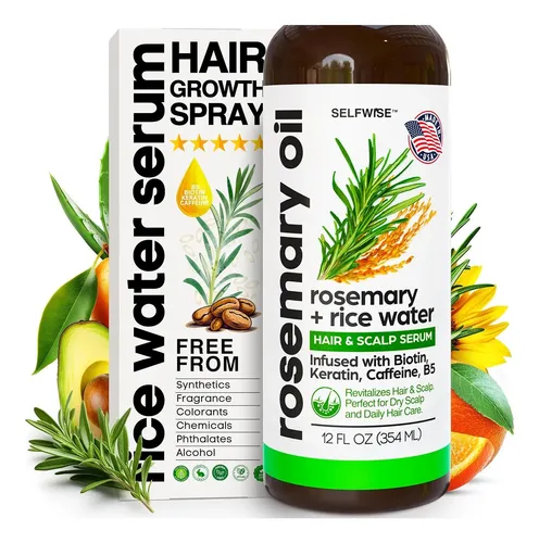 Spray De Crecimiento Capilar Rosemary Rice Water Con