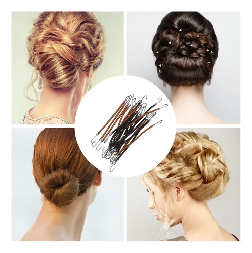 Cintas Elásticas Para El Pelo, 20 Unidades, Ganchos Para Col