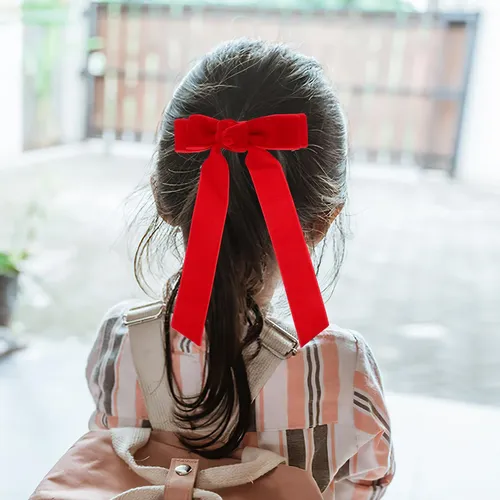 3 Lazos Rojos Grandes Para El Pelo, Pinzas Para El Pelo, Pin