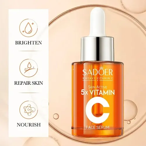 Serum Suero Facial Vitamina C 5x Niacinamida Blanqueadora Todo Tipo De Piel Día/noche