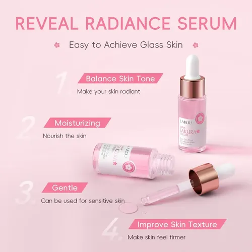 Set De Cuidado Facial Laikou Sakura 16 Pieces