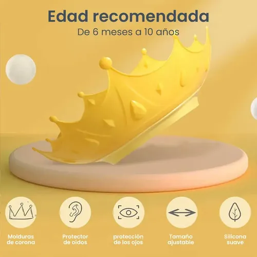 2pz Gorro De Ducha Ajustable Para Proteger Los Ojos Del Bebé
