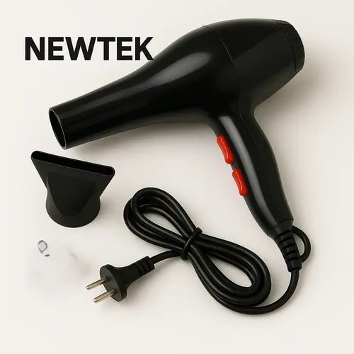 Secadores de pelo cabello 2 velocidades color negro Newtek 2801
