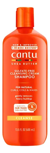 Cantu Shampoo Sin Sulfatos Para Rulos 400ml Manteca Karite