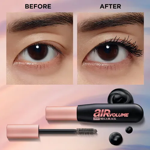 Máscara De Pestañas L’oréal Paris Air Volume Tono Mega Black