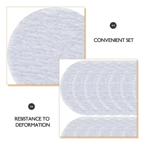20pcs Silver Sandpaper For Craft Eyebrow Pencil Sharpening
