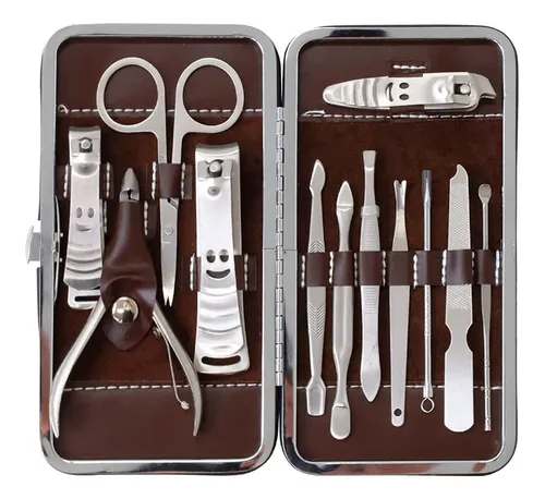 Set Manicura Pedicura De Viaje 12 Piezas Con Estuche P2ns