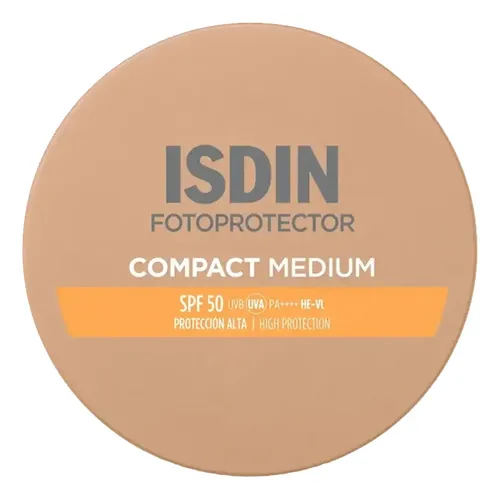 Fotoprotector Isdin Solar Facial Compact Medium Spf 50 Color