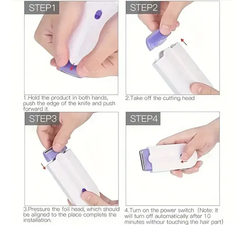 Aparato De Protección Personal Para Mujer Con Afeitadora Elé