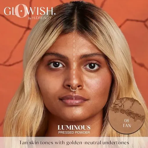 Polvo Compacto Difuminador Huda Beauty Glowish 09 Extra-tan