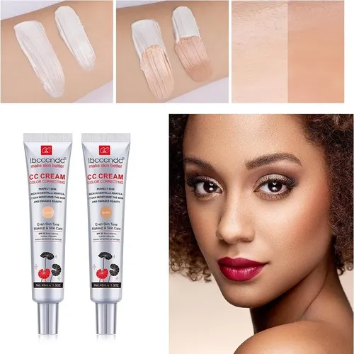 Cc Cream Correctora De Color Deerelf Oscura 1.5 Oz Spf25