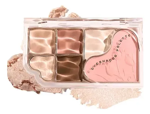 Novo Paleta Sombras+rubor+iluminador Maquillaje Coreano