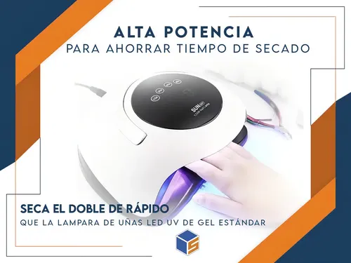 Cabina Uñas Uv Led Sun X5 Bq5t 120w Semipermanente Esculpid