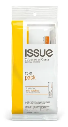 Tintura Issue Professional Colorpack Claro Caoba Rojizo Cabello Permanente