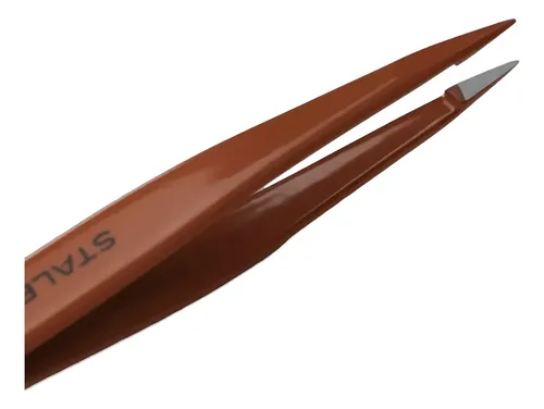 Pinza Para Cejas Staleks Pro Expert Te 11/5r Roja