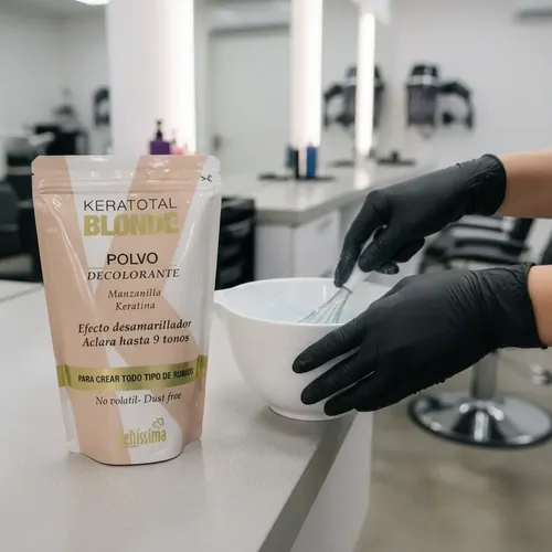 Polvo Decolorante Bellisima Keratotal Blonde 700 Gr.