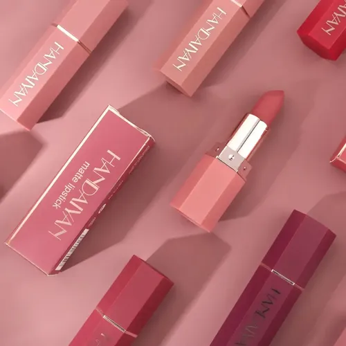 Labial Handaiyan Retráctil Matte Lipstick Color 06 Plum