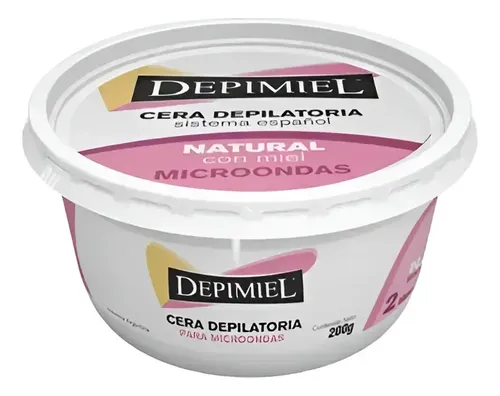 Cera Depilatoria Para Microondas Natural X 200 G Depimiel