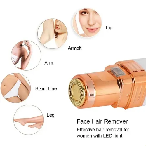 Depilador Eléctrico Mini Portátil For Mujer Con Luz
