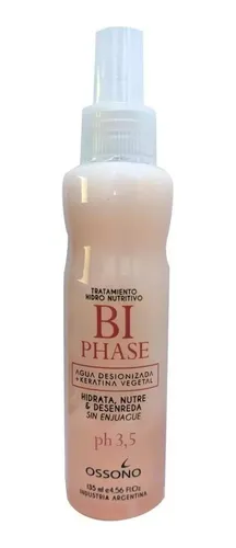Bi Phase Sin Enjuague Keratina Vegetal Ph 3.5 Ossono X 135ml