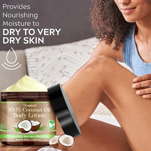 Crema Corporal Coco Para Piel Seca Y Sensible